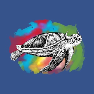 Rainbow Sea Buffalo T-Shirt