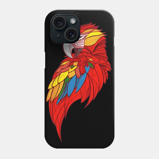 Guacamayo Cr Phone Case by ladinoariel