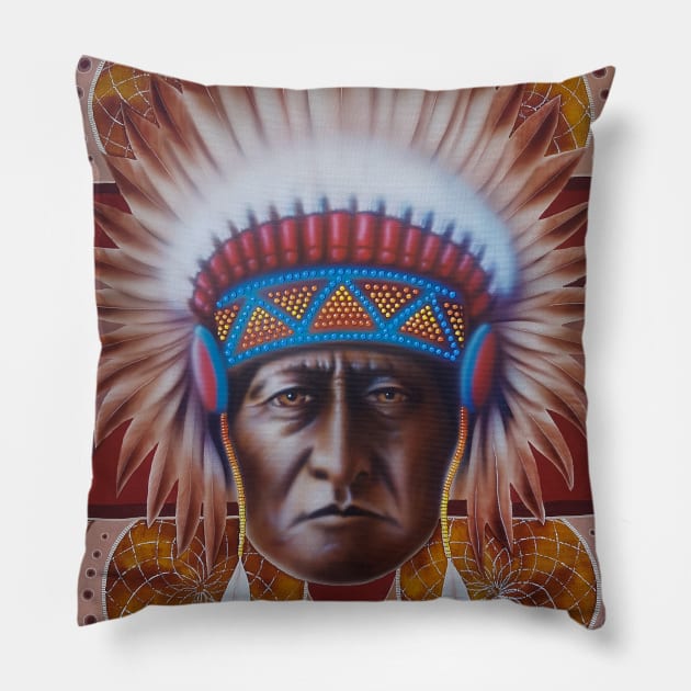 Dream Catcher Pillow by StephenBibbArt