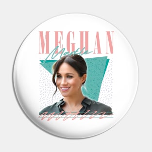 Meghan Markle Fan Art Design Pin