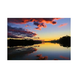 River Sunset in Virginia T-Shirt