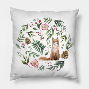 Christmas Foxie Pillow