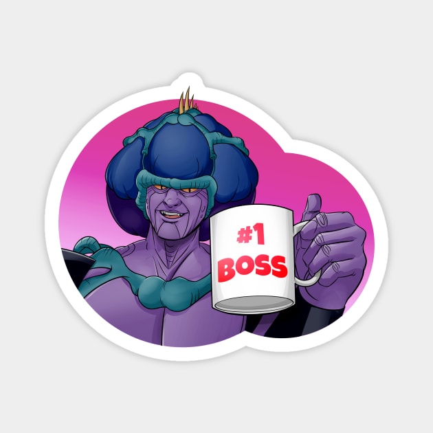 Number 1 Boss Magnet by NerdSloth