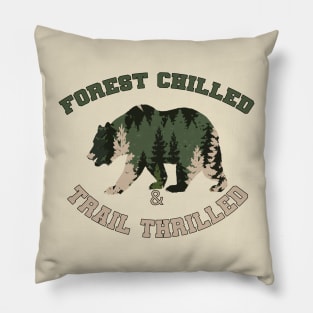 Forest Spirit Bear Mountain Pillow