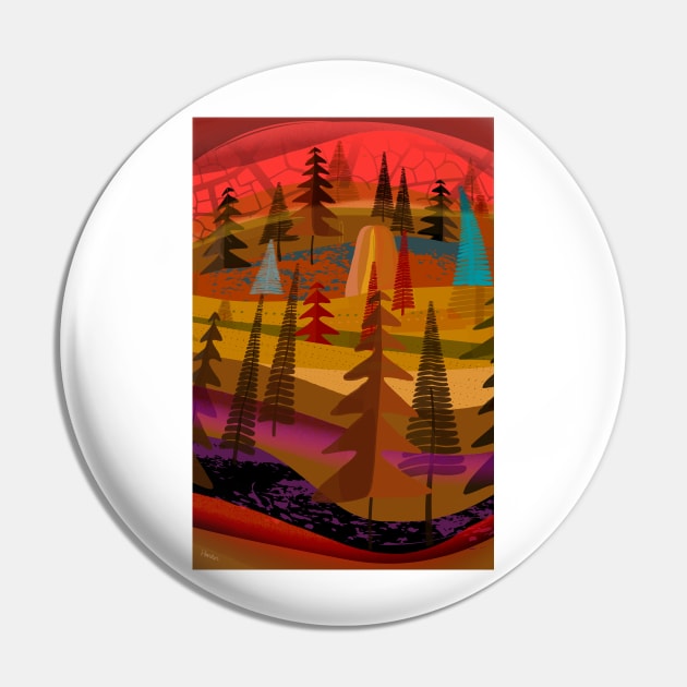 Amber Forest Pin by charker