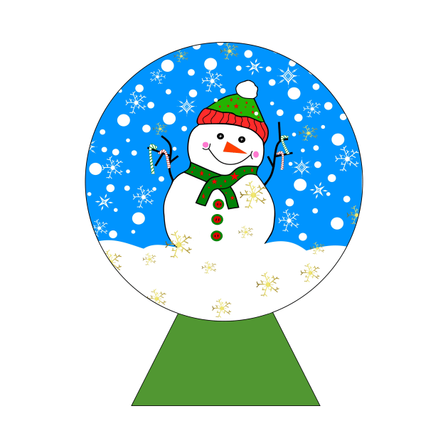 SNOWMAN Snowglobe by SartorisArt1