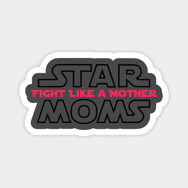 Cool Tees Fight Like a Mother Women's Magnet by COOLTEESCLUB