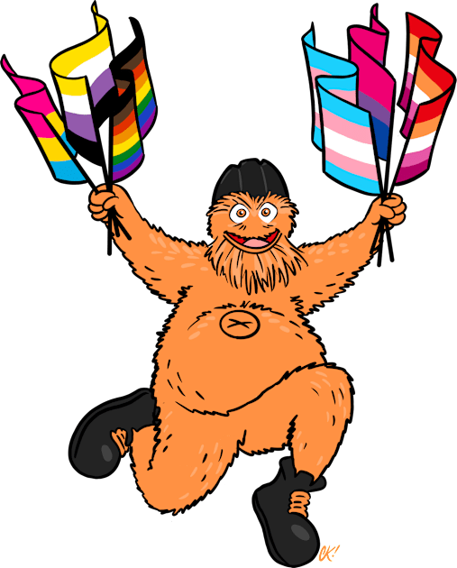 Gritty Pride Kids T-Shirt by CKline