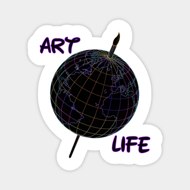 art life Magnet by sapanaentertainment