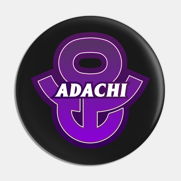 Adachi Ward of Tokyo Japanese Symbol Pin by PsychicCat