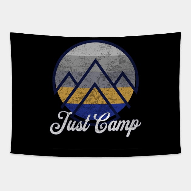 Just Camp Tapestry by Farm Road Mercantile 