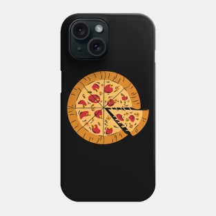 Yummy Mushroom Cheese Pizza Phone Case