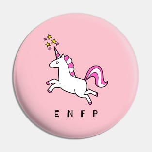 Flying Unicorn ENFP Pin