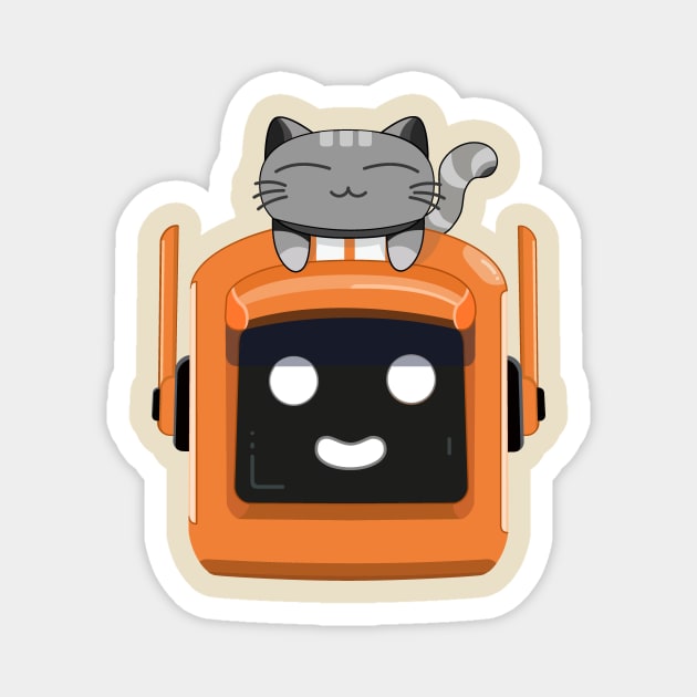 love death and robots explosion danger Magnet by BrainDrainOnly