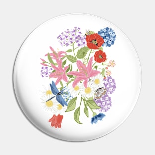 Flower Bouquet Pin