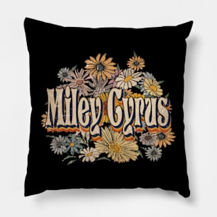Personalized Flowers Cyrus Proud Name Vintage Beautiful Pillow