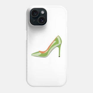 High Heel Shoe in Greenery Phone Case