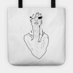 DRAG white Tote