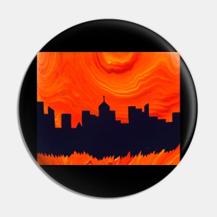 CITY ON FIRE Pin