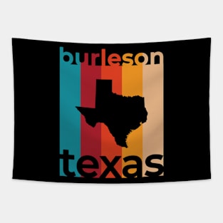 Burleson Texas Retro Tapestry