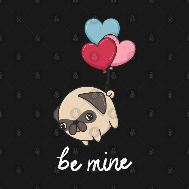 Valentine's Day Pug by Norse Magic