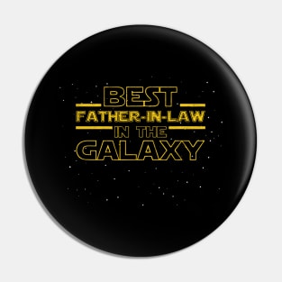 Best Father in Law Galaxy Pin