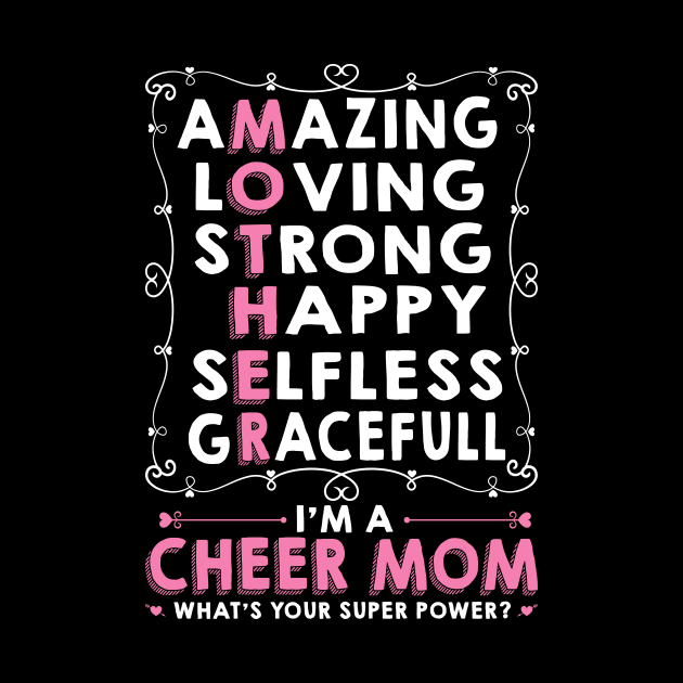 Cheer Mom Mother's Day Tee by Special Tees