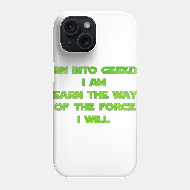 Born into the geekside Phone Case by NatLeBrunDesigns