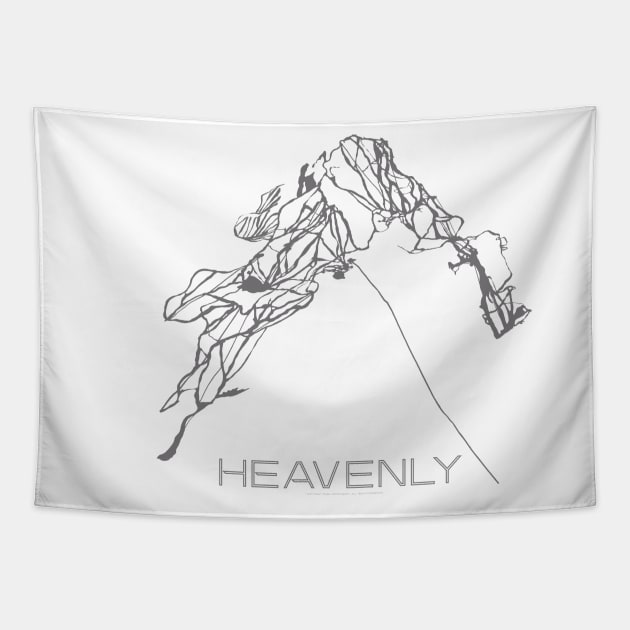 Heavenly Resort 3D Tapestry by Mapsynergy