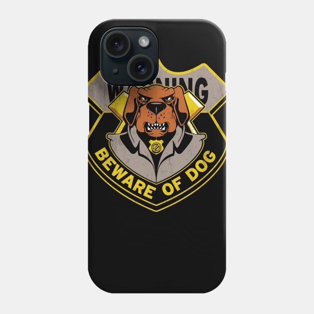 Beware of Dog Phone Case by dann