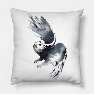 Watercolor owl Pillow