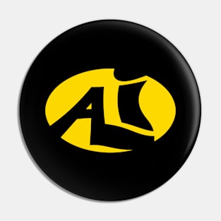 Ali name logo Pin