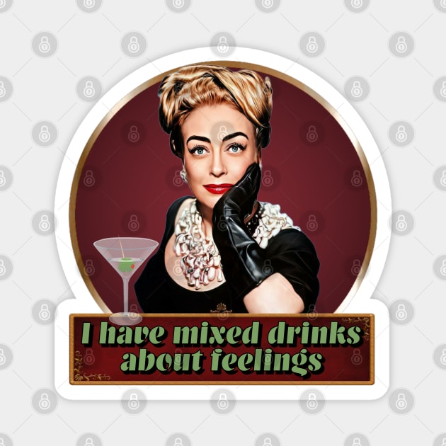 Joan Crawford Feelings Magnet by Zbornak Designs