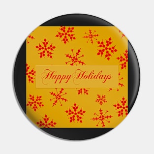 Happy Holidays Pin