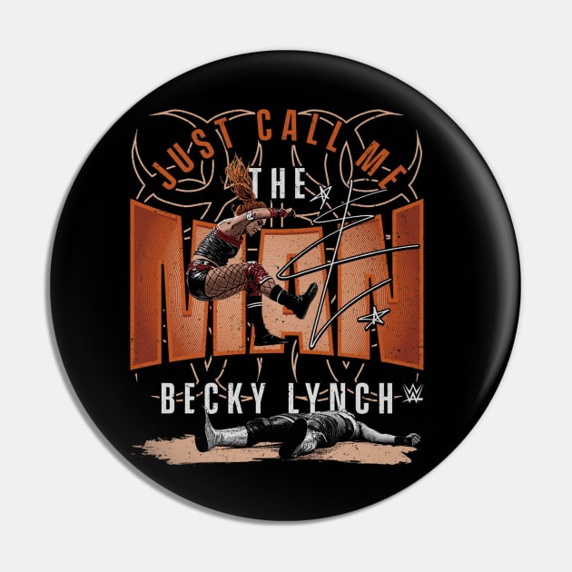 Becky Lynch Leg Drop Pin by MunMun_Design