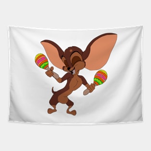 Fiesta Chihuahua (Chocolate) Tapestry