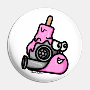 Turbo Snail - Popsicle (Pink) Pin