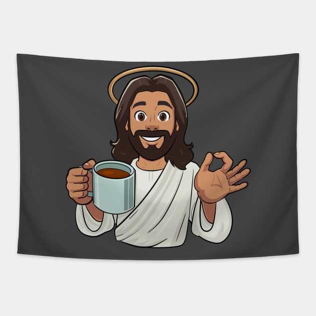 What Would Jesus Brew Tapestry by Stupiditee