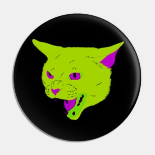 Vaporwave Cat - Poison Pin