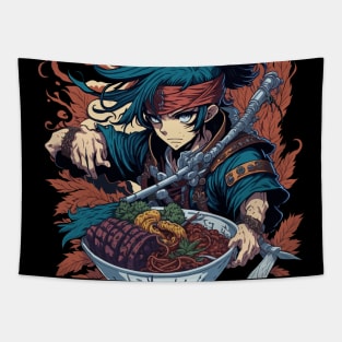 Ninja Ramen Tapestry