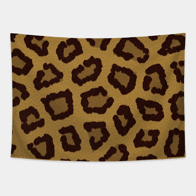 Leopard Skin Texture Tapestry by Roufxis