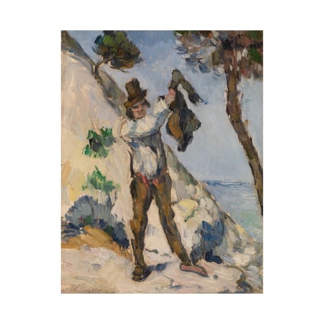 Man with a Vest by Paul Cezanne by Classic Art Stall