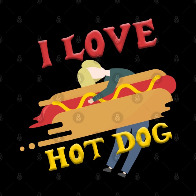 I Love Hot Dog by Purwoceng