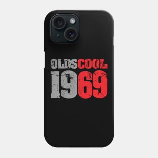 'Oldscool 1969 Pun' Funny 50th Birthday Vintage Gift Phone Case