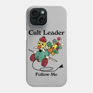 Cult Leader...Vintage Duck Pull Toy Phone Case