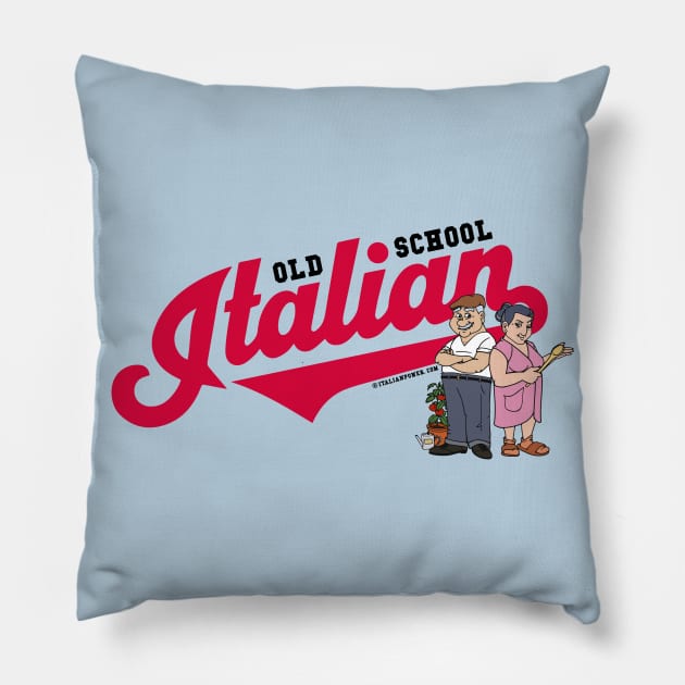 "Old School" Italian Pillow by ItalianPowerStore