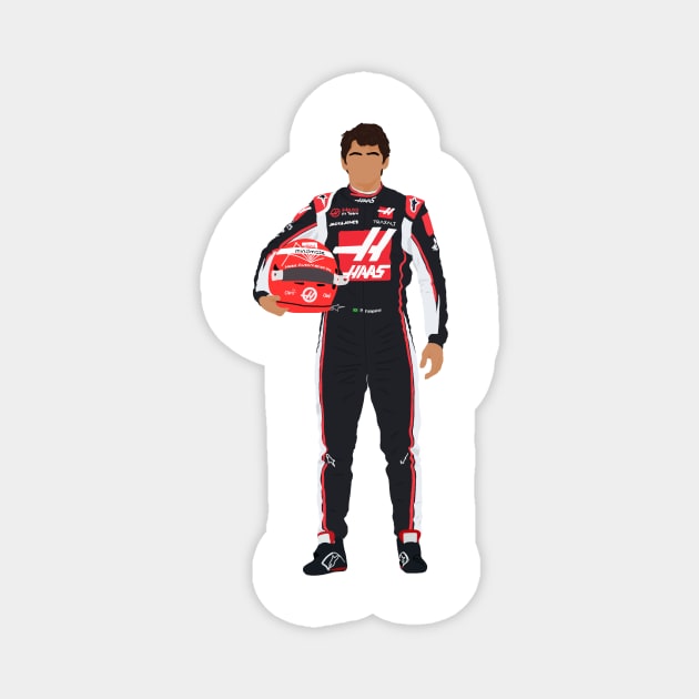 Pietro Fittipaldi for Haas at the 2020 Sakhir Grand Prix Magnet by royaldutchness