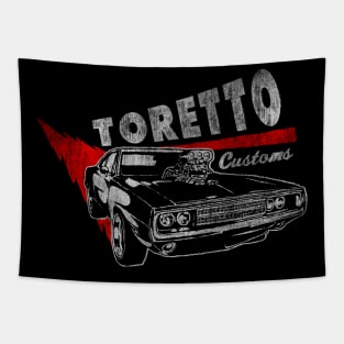 Toretto Customs Tapestry