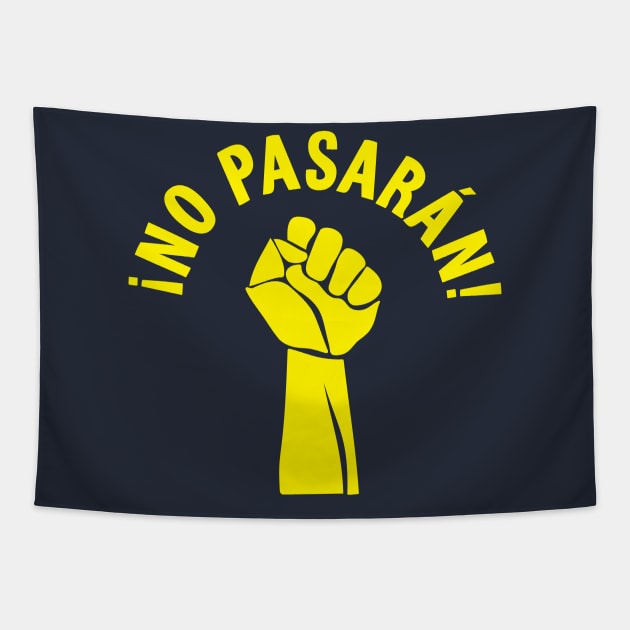 No Pasaran Tapestry by dumbshirts