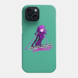 Asuka Langley Retrowave Phone Case